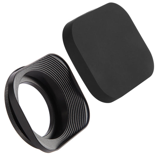 product_n43mm Metal Square Lens Hood - Compatible with Nikon Lenses & Fujifilm Lensesame - Agaterod