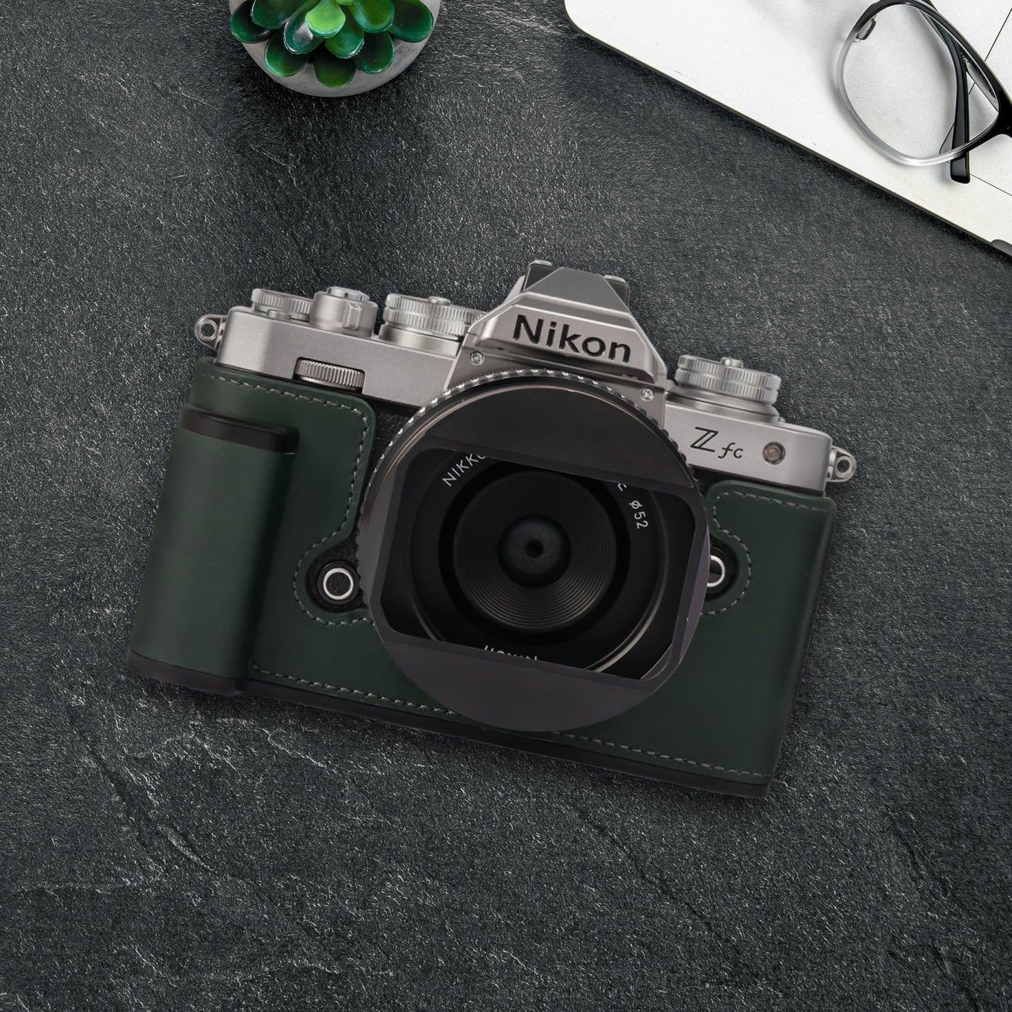 product_nVintage Square Lens Hood for NIKKOR Z 28mm f/2.8 SE / 40mm f/2 (SE) / 40mm f/2 Lens(52mm, Rose Gold)ame - Agaterod