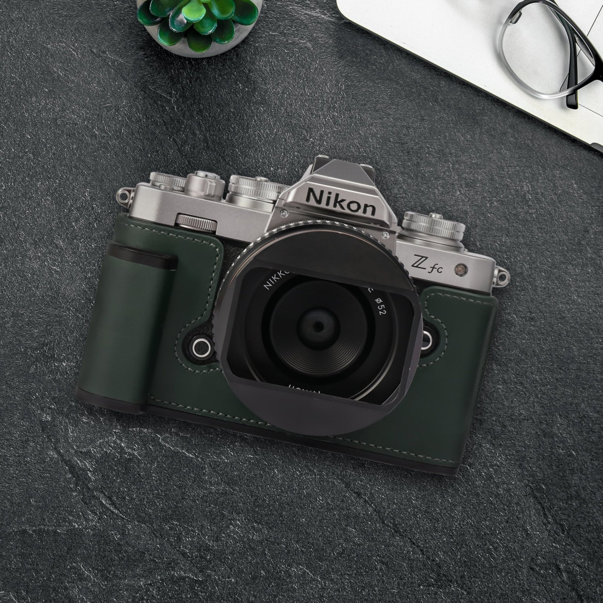 product_nVintage Square Lens Hood for NIKKOR Z 28mm f/2.8 SE / 40mm f/2 (SE) / 40mm f/2 Lens(52mm, Rose Gold)ame - Agaterod